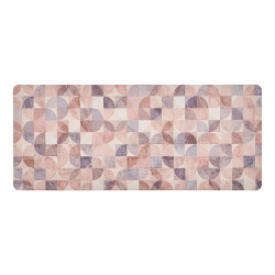 EARTH-TONE MOSAIC KITCHEN RUG 50X120CM