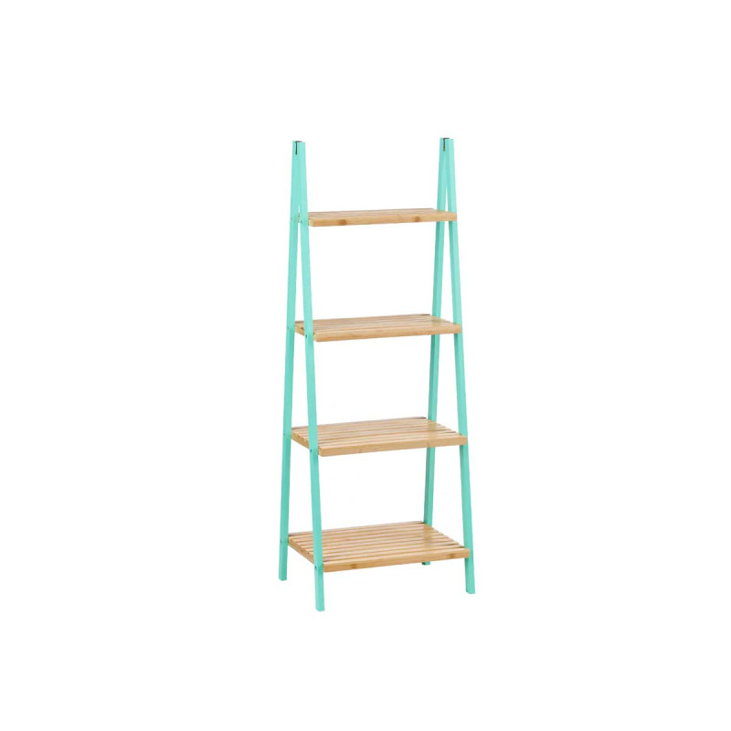 LADDER RACK 4 SHELVES BAMBOO MINT