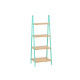 LADDER RACK 4 SHELVES BAMBOO MINT