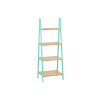 SCAFFALE A SCALA 4 RIPIANI BAMBU MENTA