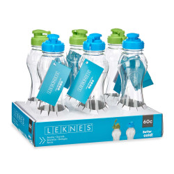 BOUTEILLE D EAU PLASTIQUE ASSORT 2 COULE