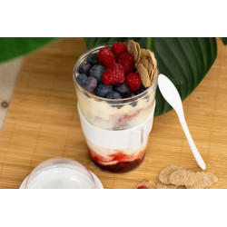 VASO CUCHARA TAPA 400ML SURT 3 COL