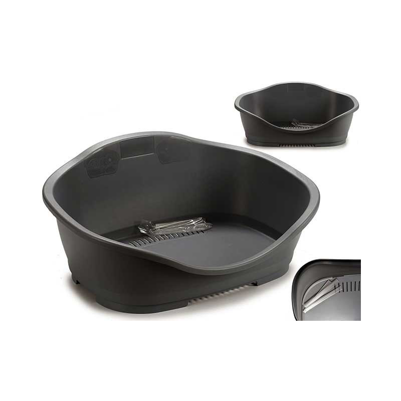 CUCCIA PET PLASTICA MEDIA GRIGIO
