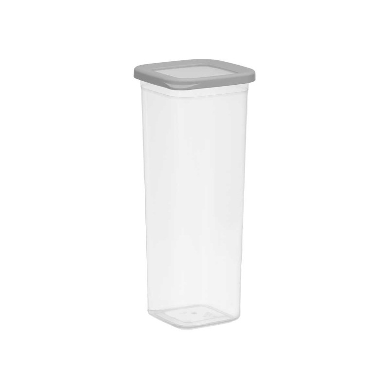 POT CARRÉ COUVERCLE GRIS 2L