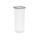 SQUARE JAR GRAY LID 2L