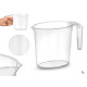 JARRO MEDIDOR TRANSPARENTE 1L
