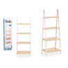 ESTANTE 4 PRATELEIRAS BAMBU ROSA 