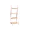 SCAFFALE A SCALA 4 RIPIANI BAMBU ROSA