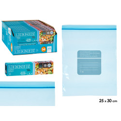 BORSA PORTAGELO ZIP 15 UNITA MEDIA 25X30+2CM