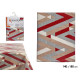 NATTE TOILE ANTITACHE 140X180CM RAYAS GRENAT