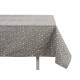 140X180CM STAIN RESIST POLKA DOT GREY TABLECLOTH