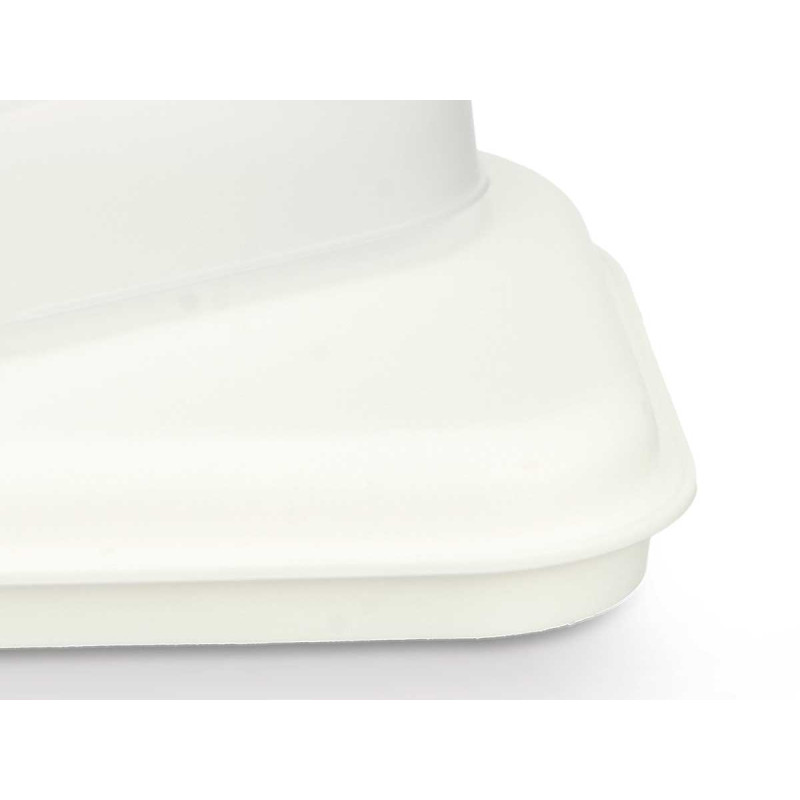 WHITE RECTANGULAR CAKE HOLDER