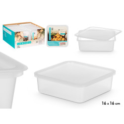 SQUARE LUNCH BOX 16X16CM