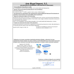 CONJ 8 RECIPIENTES TAMPA RETANGULAR