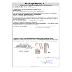 COFFRET 4 VERRES TAUPE 1,4L