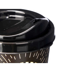 VERRE EN PLASTIQUE COUVERCLE À EMPORTER 650ML