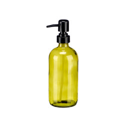 DOSIFICADOR CRISTAL REDONDO VERDE 500ML