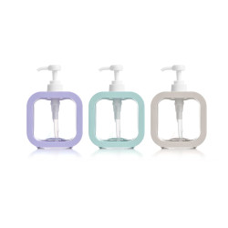 DISPENSEUR PLASTIQUE 300ML ASSORT 3 COULEURS