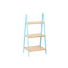 SCAFFALE A SCALA 3 RIPIANI BAMBU BLU