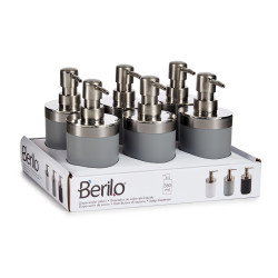 DISPENSER ARGENTATO GRIGIO 350ML