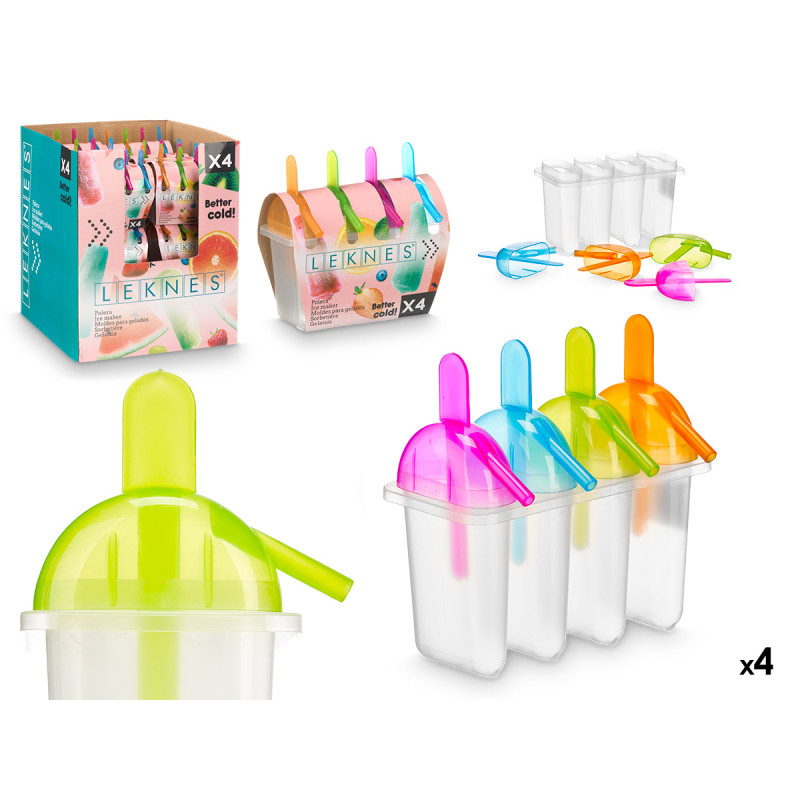 JEUX 4 MOULE A GLACE PLASTIQUE ASSORT 4