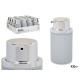 DISPENSER SAPONE PLASTICA 420ML GRIGIO