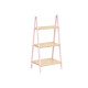 ÉTAGÈRE ESCALIER 3 ÉTAGÈRES EN BAMBOU ROSE