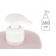 DISTRIBUTEUR PLASTIQUE BAIN 580ML ROSE