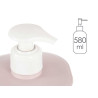 DISPENSER BAGNO IN PLASTICA 580ML ROSA