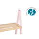 LADDER RACK 3 SHELVES BAMBOO PINK