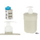 DISPENSER PLASTICA BAGNO 580ML BEIGE