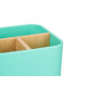 ORGANIZADOR CUADRADO 3 HUECOS BAMBU MENTA