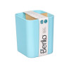 SQUARE ORGANISER 3 COMPARTMENTS BAMBOO BLUE
