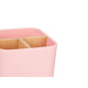 SQUARE ORGANISER 3 COMPARTMENTS BAMBOO PINK