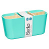SQUARE ORGANISER 5 COMPARTMENTS BAMBOO MINT
