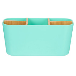 SQUARE ORGANISER 5 COMPARTMENTS BAMBOO MINT
