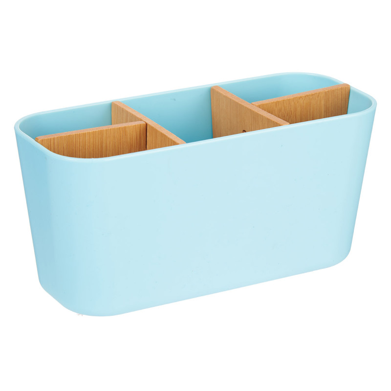 ORGANIZER OVALE 5 SCOMPARTI  BAMBÙ BLU