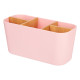 CAIXA ORGANIZADORA OVAL BAMBU ROSA