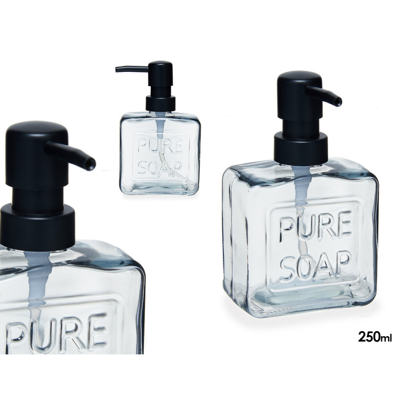 DISTRIBUTEUR DE SAVON NOIR 250 ML