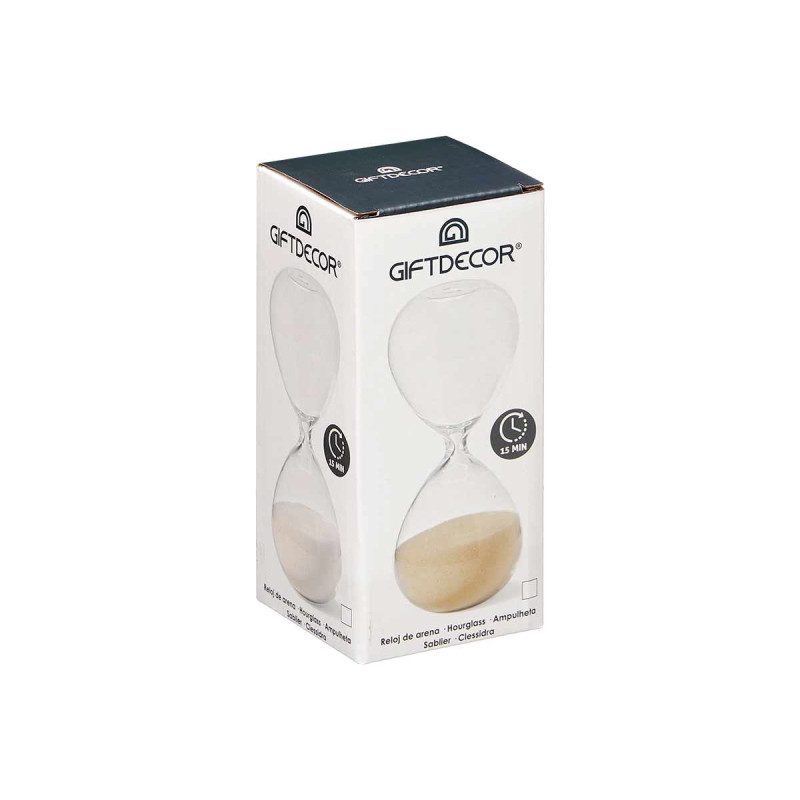 RELOJ ARENA 15CM SURT 3 COL NEUTRO 15 MIN APROX