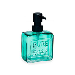 DISTRIBUTEUR DE SAVON BLEU VERT 250 ML