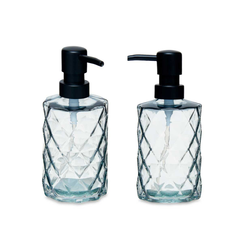 DISPENSER SAPONE NERO DIAMANTE  360 ML