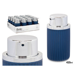 DISPENSER SAPONE PLASTICA 420ML BLU