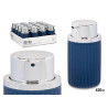DISPENSADOR JABON PLASTICO 420ML AZUL
