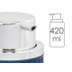 DISPENSADOR JABON PLASTICO 420ML AZUL