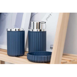 DISPENSER SAPONE PLASTICA 420ML BLU