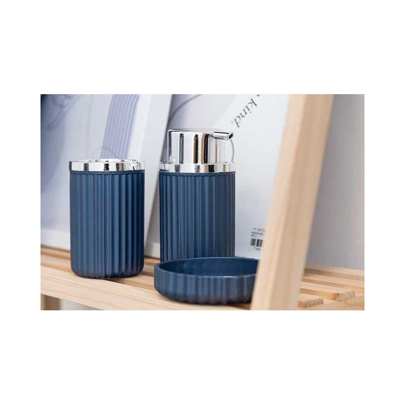 DISPENSER SAPONE PLASTICA 420ML BLU