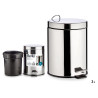 POUBELLE 3L EN ACIER INOXYDABLE AVEC PÉDALE