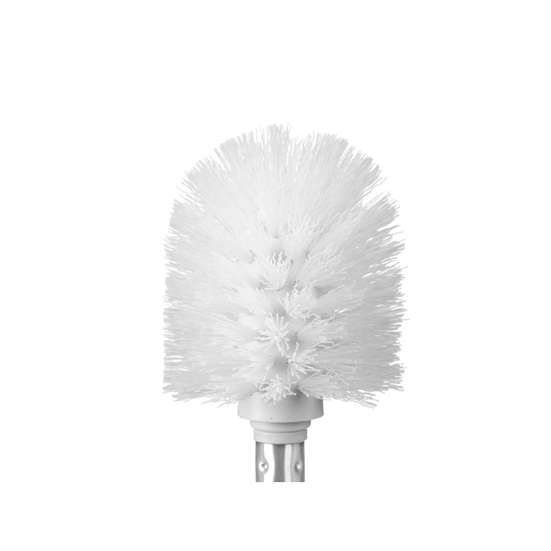 WHITE STAINLESS STEEL TOILET BRUSH