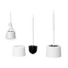 TOILET BRUSH HOLDER WHITE BLACK